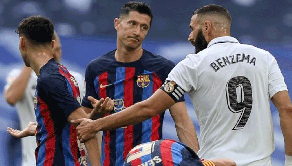 Barcelona y Real Madrid juegan por LaLiga. (Foto: Agencias)