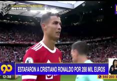 Cristiano Ronaldo fue estafado por más de 288 mil euros según un medio de Portugal
