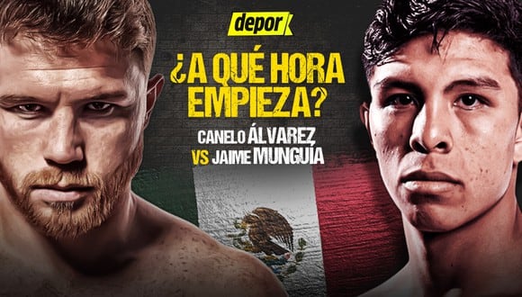 Canelo Álvarez vs. Jaime Munguía: horarios de la pelea de boxeo (Foto: Depor)