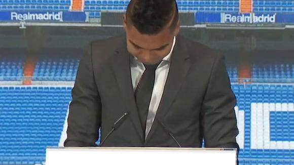 Casemiro llora al despedirse del Real Madrid.  (Vídeo: Real Madrid / Twitter)