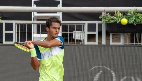 Juan Pablo Varillas cayó en primera ronda de la ‘qualy’ de Wimbledon 2021. (Foto: Itaú ATP Challenger de Santiago)
