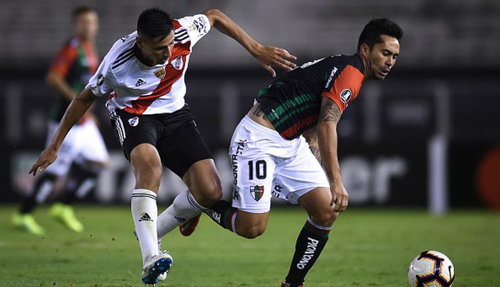 River cedió dos puntos ante Palestino en el Monumental por la Copa Libertadores. (Getty)
