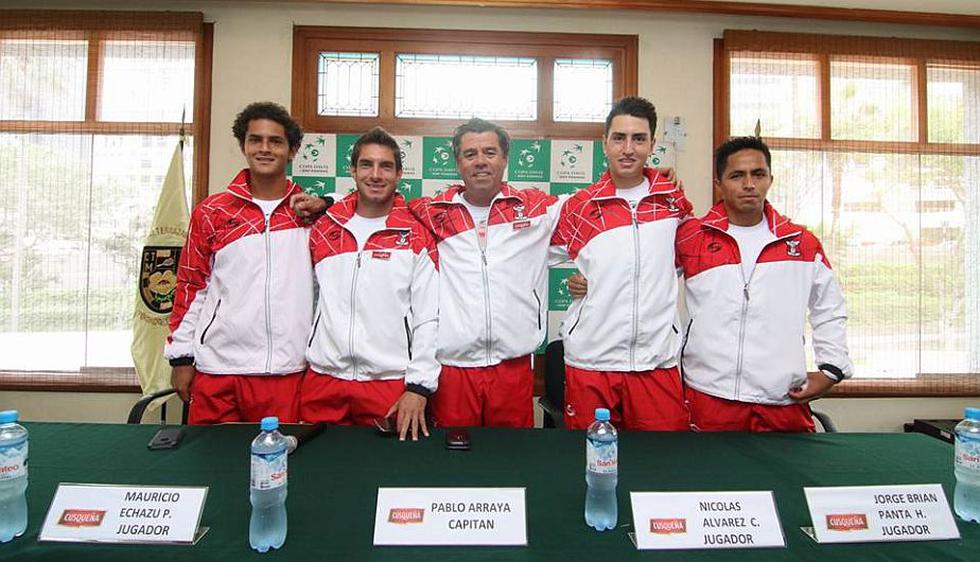 Perú presentó al equipo que enfrentará a Venezuela en Copa Davis. (Difusión)