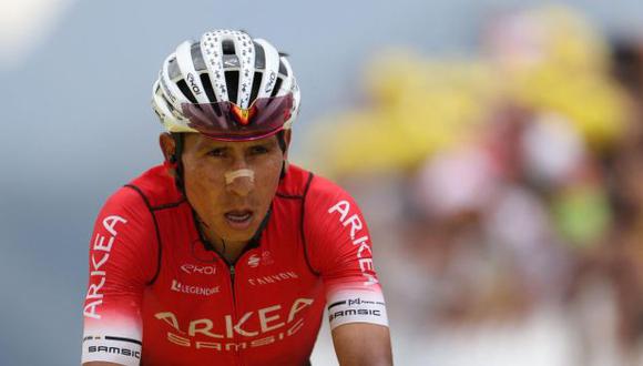 Nairo Quintana ha sido descalificado del Tour de Francia. (Foto: AFP)