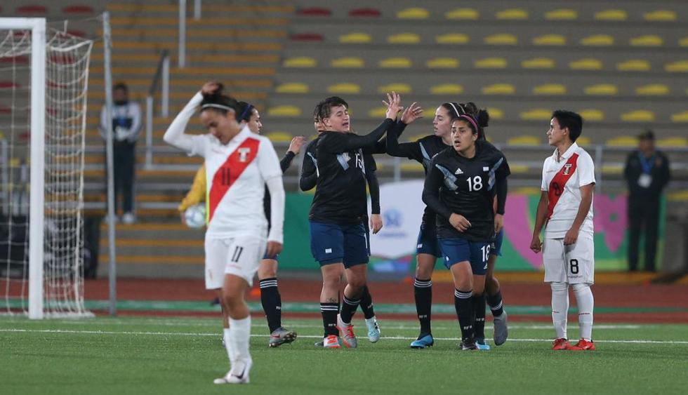 Perú vs. Argentina por fútbol femenino en los Juegos Panamericanos 2019 (Foto: Violeta Ayasta / GEC)