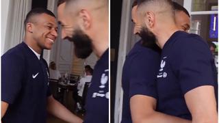 El morbo máximo: así fue el encuentro entre Mbappé y Benzema con Francia [VIDEO]