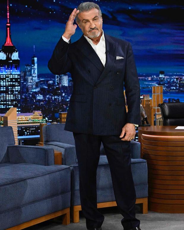 Sylvester Stallone en el programa de Jimmy Fallon (Foto: Sylvester Stallone/ Instagram)