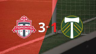 Con muchos goles, Toronto FC derrotó 3-1 a Portland Timbers