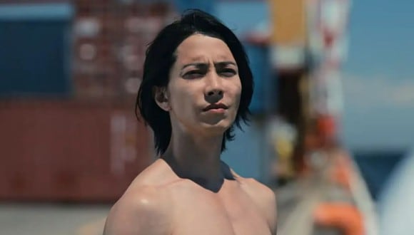 El actor japonés Yamashita Tomohisa interpreta a Ginji Kyūma, el Rey de tréboles en “Alice in Borderland” (Foto: Netflix)