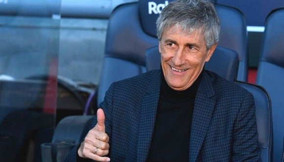 Quique Setién fue técnico del Barcelona desde enero hasta agosto de 2020. (Foto: AFP)