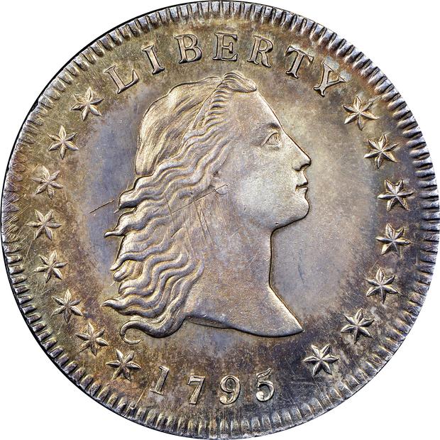 La moneda de 1795 tiene mucho valor (Foto: NGC)