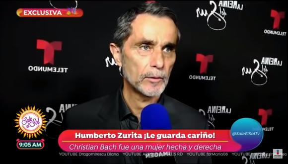 Humberto Zurita reaparece tras fallecimiento de Christian Bach (Foto: Captura de pantalla)