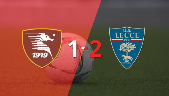 Victoria apretada de Lecce por 2-1 sobre Salernitana