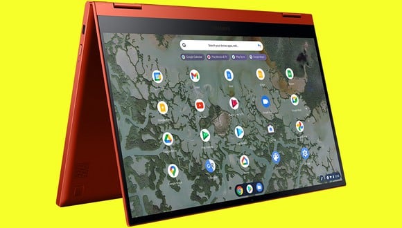 La nueva Samsung Galaxy Chromebook 2 se puede convertir tanto en una laptop como tablet. (Foto: Samsung)