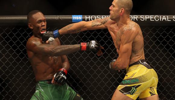 Adesanya vs. Pereira: el nigeriano cayó ante el brasileño por la vía del TKO | Foto: ESPN