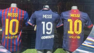 ‘Messimanía’ en París: ya se venden camisetas del PSG con el nombre del argentino