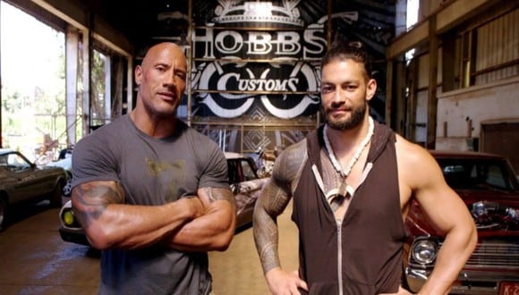 The Rock y Roman Reigns son primos, miembros de la familia Anoa’i. (Foto: WWE)