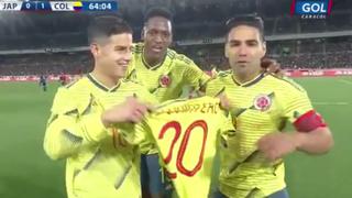 ¡'Juanfer', presente! El hermoso gesto de Falcao tras su gol para el triunfo de Colombia [VIDEO]
