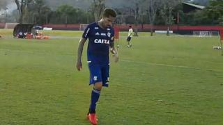 Paolo Guerrero volvió con gol al entrenamiento de Flamengo [VIDEO]