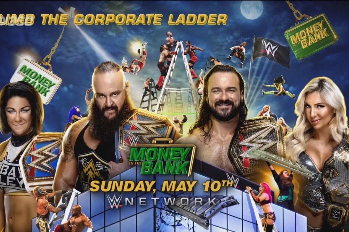Uno de los pósteres de Money in the Bank 2020. (Foto: WWE)