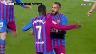 Otra vez Dembélé: asistencia y Depay firmó el 4-0 de Barcelona vs. Athletic Club [VIDEO]