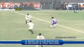 Recuerda cuando Universitario se impuso en Matute con gol de Ronald Baroni