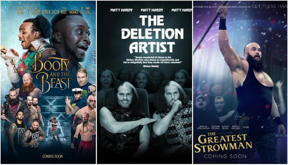 Las películas nominadas de los Premios Óscar al estilo de WWE. (WWE)