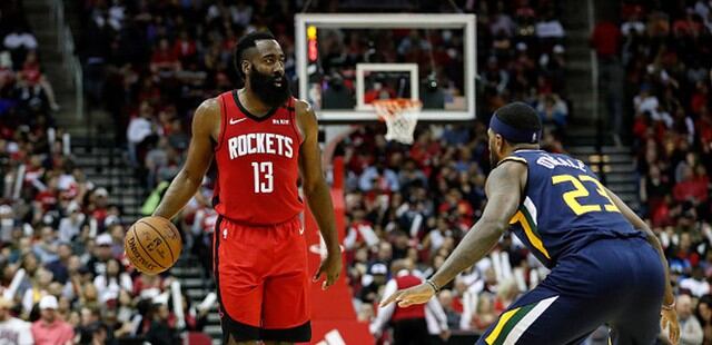 James Harden de Houston Rockets para el Team LeBron. (Getty Images)