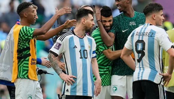 Arabia Saudita sorprendió al derrotar a Argentina. (Foto: AP/Natacha Pisarenko)