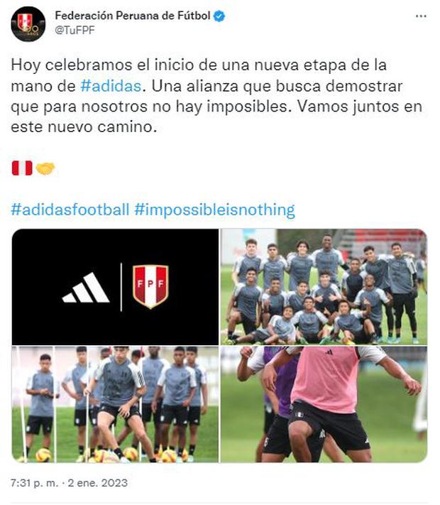 La publicación de la Federación Peruana de Fútbol. (Foto: FPF)