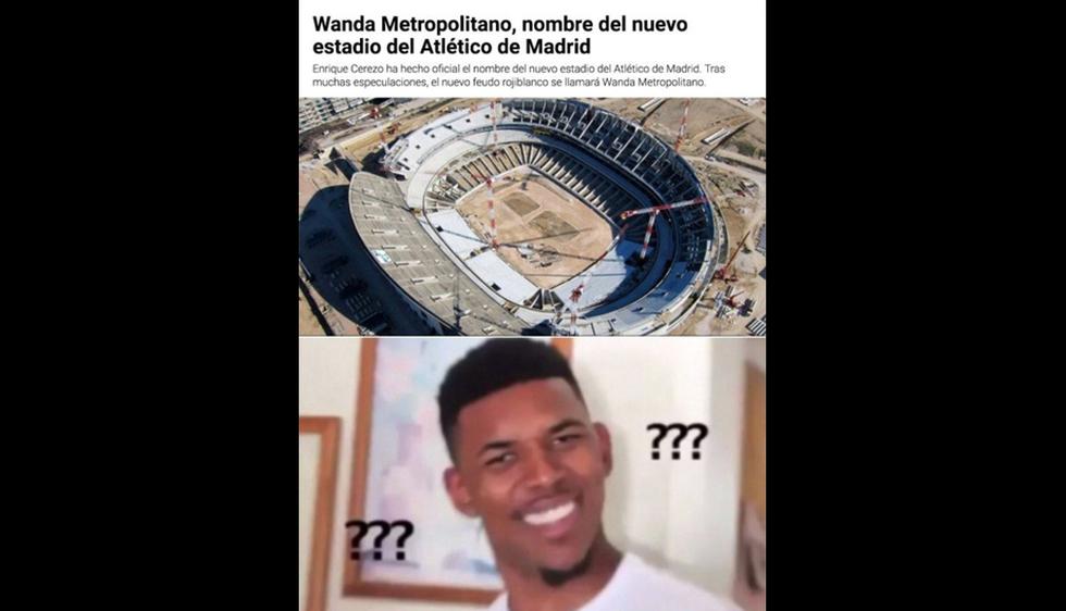 Estos son los memes del Atlético de Madrid por cambiar de escudo y nombre de estadio. (Meme Deportes)