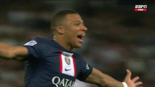 Cazador en el área: el gol de Mbappé para el 2-1 de PSG vs. Niza por la Ligue 1 [VIDEO]