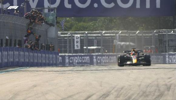 Max Verstappen se llevó la quinta carrera del Campeonato Mundial de F1. (Foto: F1)
