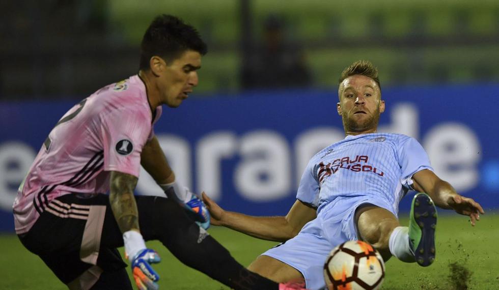 Real Garcilaso cayó en el choque de ida por la Copa Libertadores 2019. (Foto: AFP)