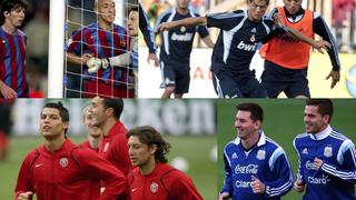 El placer fue de ellos: Di María y los cracks que jugaron con Cristiano y Messi [FOTOS]