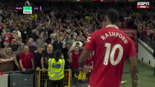 El VAR lo confirmó: Rashford anota el 2-0 del Manchester United ante Liverpool [VIDEO]