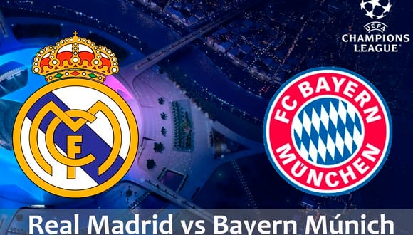 Real Madrid vs. Bayern Múnich chocan por semifinal de Champions League. Conoce todos los canales que transmitirán el 'Clásico de Europa'.| Foto: Composición Depor