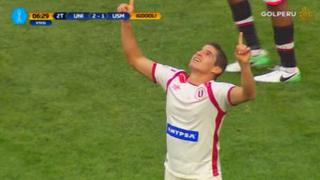 Aldo Corzo marcó su primer gol con la 'U', tras centro de Vargas [VIDEO]