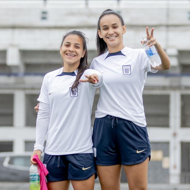 Rafinha Marques y Thaisa Renata, refuerzos de esta temporada en Alianza Lima. (Foto: Prensa AL)