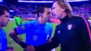 Video revela qué le dijo Gareca al árbitro del partido tras eliminar a Brasil