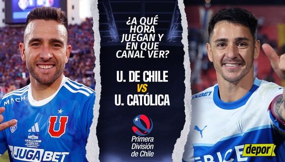 U. de Chile vs U. Católica: en qué canal ver y a qué hora juegan por el Campeonato.