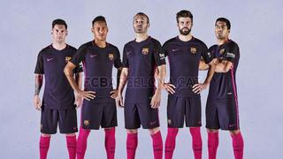 Barcelona presentó la camiseta alterna para la temporada 2016/17