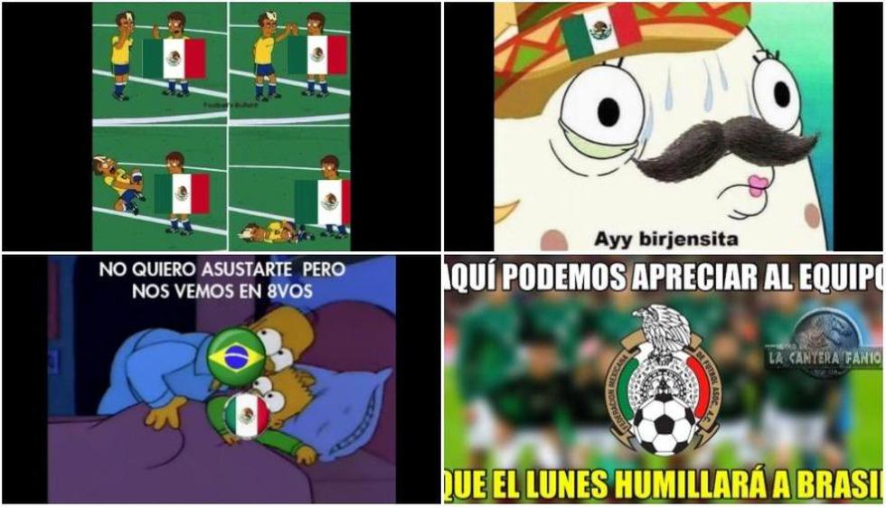 Memes en la previa del México vs. Brasil por octavos de final del Mundial Rusia 2018 (Foto: Facebook).