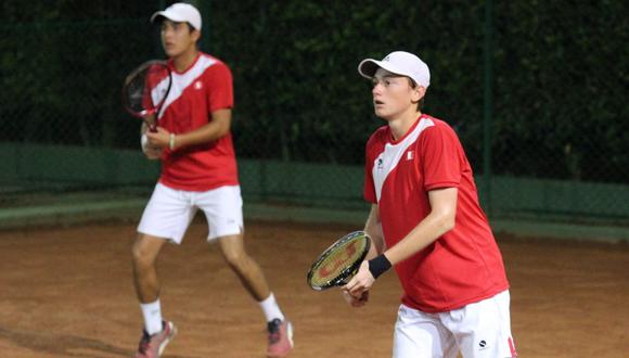 Gonzalo Bueno e Ignacio Buse ganaron medalla de oro en dobles de tenis. (Foto: Diario Récord)