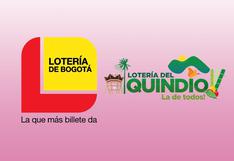 Mira la Lotería de Bogotá y del Quindío EN VIVO: resultados del jueves 6 de octubre