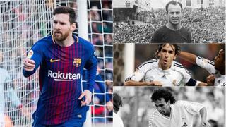 Leyendas del Clásico: Messi y los máximos goleadores en la historia de los Real Madrid-Barcelona