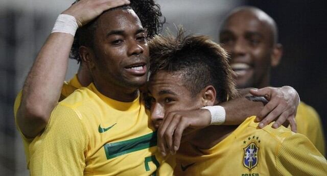Robinho, ídolo de Neymar.
