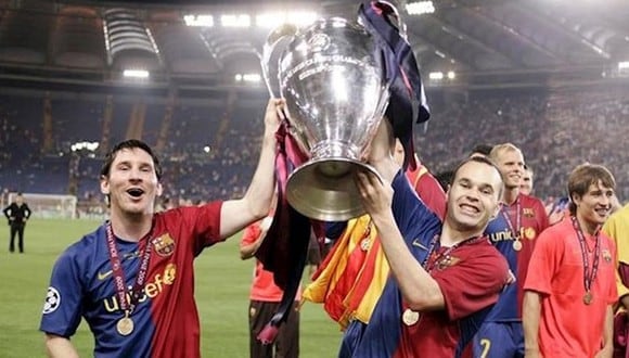 Iniesta y Lionel Messi ganaron cuatro Champions League en Barcelona. (Foto: FCB)