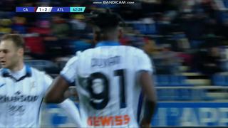 Nadie lo para: gol de Duván Zapata para el 2-1 de Atalanta vs. Cagliari en Serie A [VIDEO]