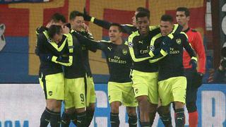 Arsenal goleó 4-1 a Basilea y avanzó a octavos de Champions como líder